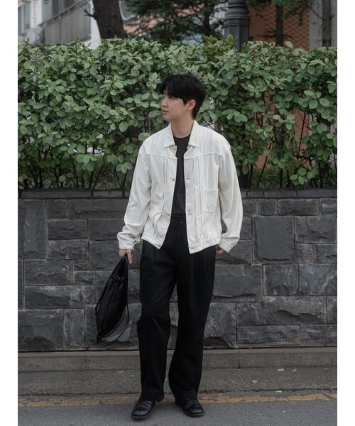 MUSINSA STANDARD（ムシンサスタンダード）の「スリータックセミバルーンチノパンツ[ブラック]（その他パンツ・メンズ・その他・40/38/42/36/30/31/26/27/28/29）」の13枚目の写真