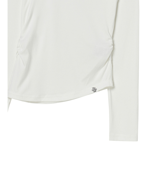 THE GREEN LAB（ザグリーンラボ）の「スタッズワンショルダー ロングスリーブ [アイボリー]（Tシャツ/カットソー・レディース・その他・FREE）」の15枚目の写真