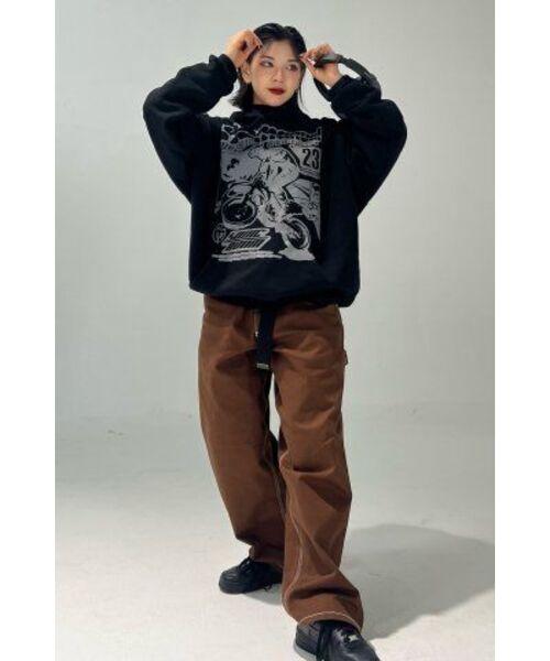 NOMANUAL(NOMANUAL)の「NM AUTO HOODIE - BLACK(パーカー・レディース・その他・SMALL/MEDIUM/LARGE/X-LARGE)」の8枚目の写真