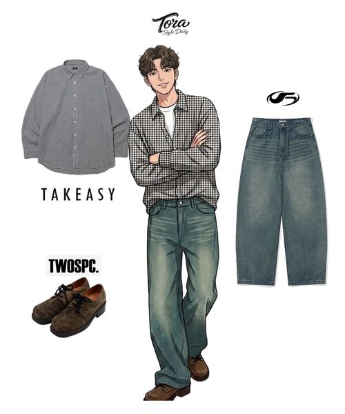 TAKEASY(テイクイージー)の「ギンガムチェックオーバーシャツ(ブラック)(シャツ/ブラウス・メンズ・その他・MEDIUM/LARGE/SMALL)」の17枚目の写真