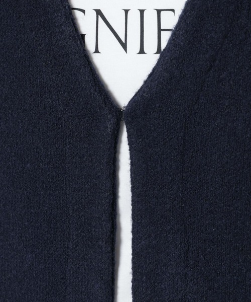 NANO universe（ナノユニバース）の「総針ニットジャケットカーディガン（カーディガン/ボレロ・レディース・チャコール/ネイビー/ブラウン・FREE）」の21枚目の写真