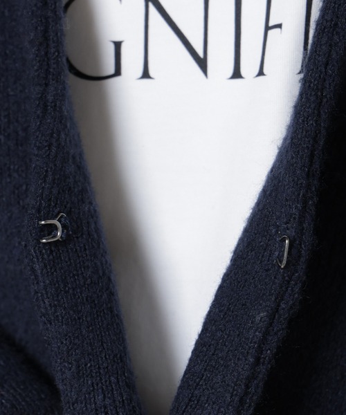NANO universe（ナノユニバース）の「総針ニットジャケットカーディガン（カーディガン/ボレロ・レディース・チャコール/ネイビー/ブラウン・FREE）」の22枚目の写真