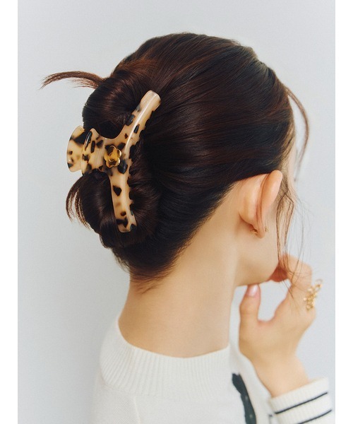 LILY BROWN（リリーブラウン）の「【LILY BROWN×MARY QUANT】バンスクリップ（その他ヘアアクセサリー・レディース・マルチ/ブラック/ゴールド・F）」の4枚目の写真