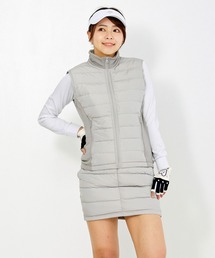 TopIsm（トップイズム）の「ゴルフウェア ダウン上下セットアップ ダウンベスト ダウンスカート スウェットジャージ切替 レディース（ゴルフグッズ・レディース）」