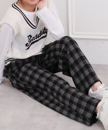 PINK-latte | 裏起毛イージーロングパンツ(その他パンツ)