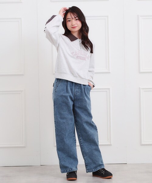 セール】裏起毛イージーロングパンツ（その他パンツ）｜PINK-latte