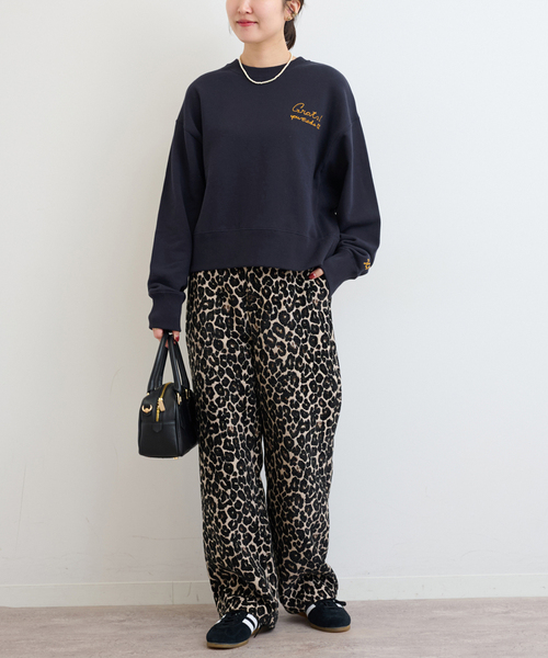 JOURNAL STANDARD relume（ジャーナルスタンダード　レリューム）の「《追加》刺繍ロゴスウェット（スウェット・レディース・レッド/チャコールグレー/ネイビー・FREE）」の13枚目の写真