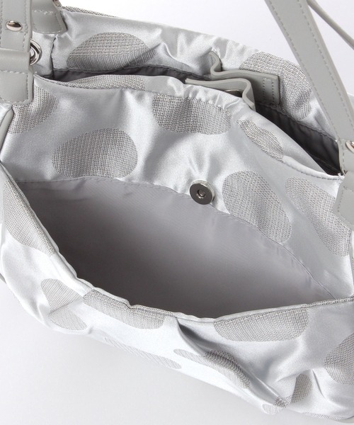 FOUND GOOD（ファウンドグッド）の「ドットタック2WAYバッグ（トートバッグ・レディース・グレー系5/ブラック/ピンク系2/ベージュ・FREE）」の13枚目の写真