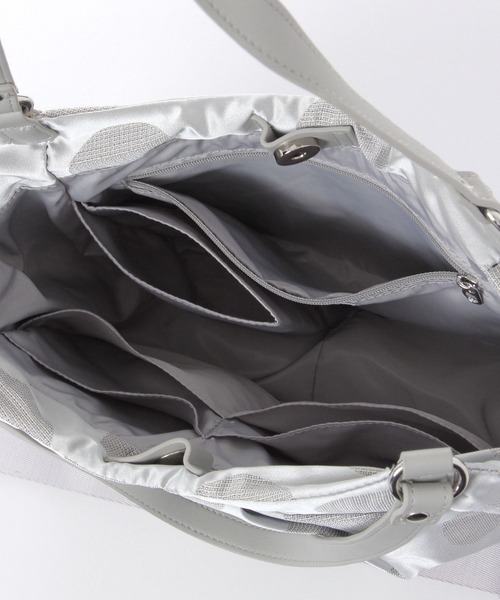 FOUND GOOD（ファウンドグッド）の「ドットタック2WAYバッグ（トートバッグ・レディース・グレー系5/ブラック/ピンク系2/ベージュ・FREE）」の14枚目の写真