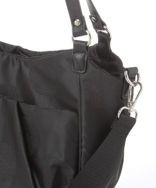 FOUND GOOD（ファウンドグッド）の「ドットタック2WAYバッグ（トートバッグ・レディース・グレー系5/ブラック/ピンク系2/ベージュ・FREE）」の17枚目の写真