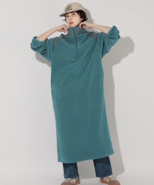 GEORGE'S(ジョージズ)の「フリースワンピース(ワンピース・レディース・グリーン/グレー/ブラック・SMALL/MEDIUM)」の21枚目の写真