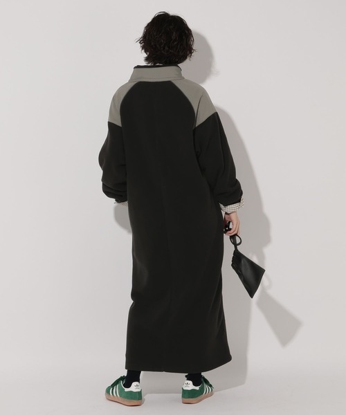 GEORGE'S(ジョージズ)の「フリースワンピース(ワンピース・レディース・グリーン/グレー/ブラック・SMALL/MEDIUM)」の6枚目の写真