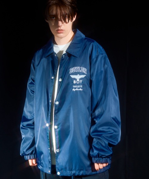 BOY LONDON(ボーイロンドン)の「【BOY LONDON】BOY Embroidery Simple Coach Jacket(ナイロンジャケット・メンズ・ブルー・X-LARGE/LARGE/MEDIUM)」の1枚目の写真