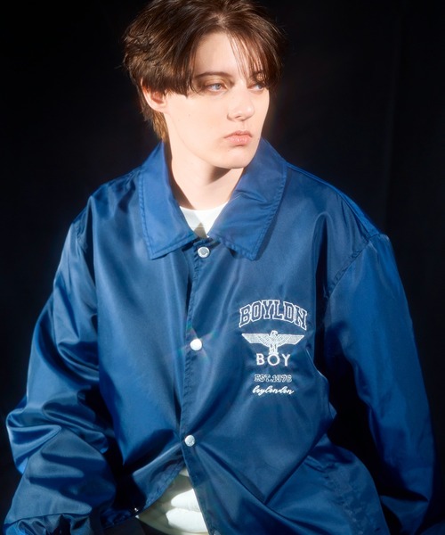 BOY LONDON(ボーイロンドン)の「【BOY LONDON】BOY Embroidery Simple Coach Jacket(ナイロンジャケット・メンズ・ブルー・X-LARGE/LARGE/MEDIUM)」の3枚目の写真