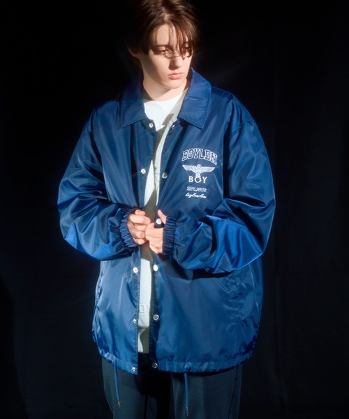 BOY LONDON(ボーイロンドン)の「【BOY LONDON】BOY Embroidery Simple Coach Jacket(ナイロンジャケット・メンズ・ブルー・X-LARGE/LARGE/MEDIUM)」の5枚目の写真
