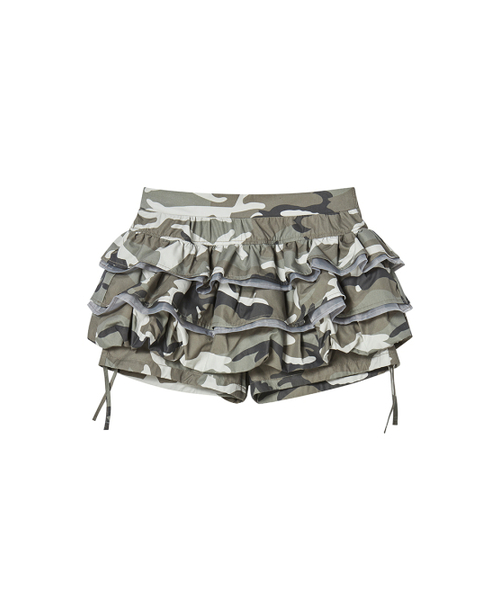 NYXX(エヌワイエックスエックス)の「BALLOON FRILL SKIRTPANTS KHAKI(スカート・レディース・その他・F)」の1枚目の写真
