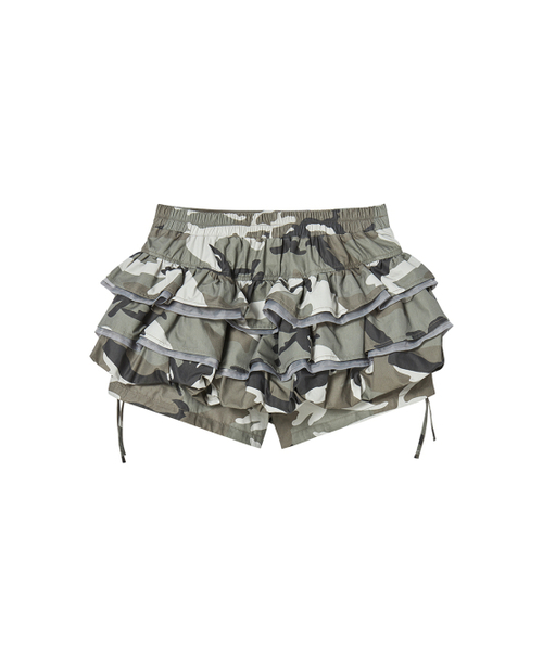 NYXX(エヌワイエックスエックス)の「BALLOON FRILL SKIRTPANTS KHAKI(スカート・レディース・その他・F)」の2枚目の写真