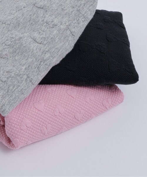 apres les cours（アプレレクール）の「袖リボンキルトトレーナー_ジュニア対応（スウェット・キッズ・ピンク/ブラック/グレー・80/90/100/110/120/130/140）」の15枚目の写真