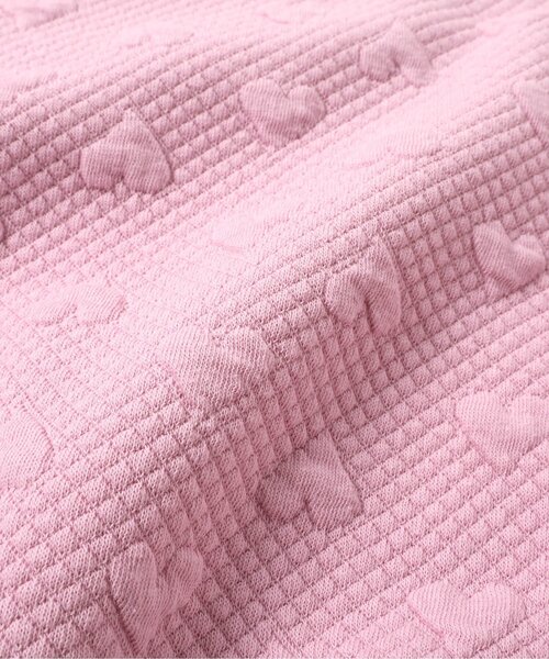 apres les cours（アプレレクール）の「袖リボンキルトトレーナー_ジュニア対応（スウェット・キッズ・ピンク/ブラック/グレー・80/90/100/110/120/130/140）」の20枚目の写真