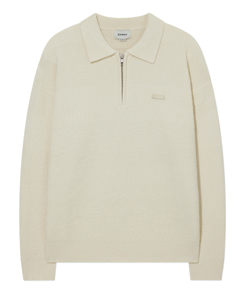 COVERNAT（カバーナット）の「カラーハーフジップニット アイボリー（その他トップス・レディース・その他・SMALL/MEDIUM/LARGE/X-LARGE/XX-LARGE）」の2枚目の写真