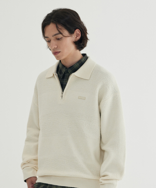 COVERNAT（カバーナット）の「カラーハーフジップニット アイボリー（その他トップス・レディース・その他・SMALL/MEDIUM/LARGE/X-LARGE/XX-LARGE）」の7枚目の写真