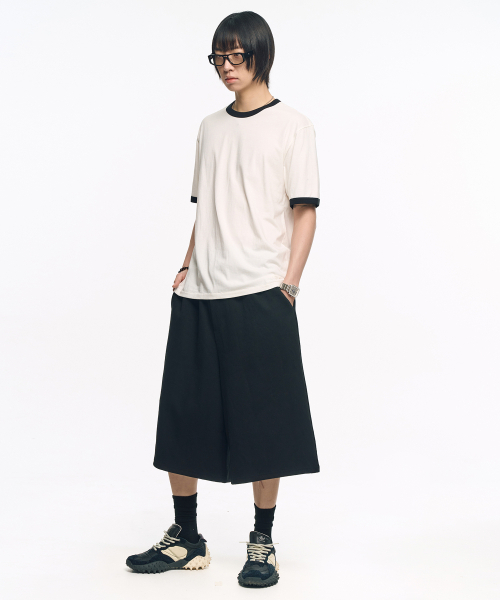 MOO(エムオーオー)の「ソカヤ スウェット ロング バミューダパンツ - ブラック(その他パンツ・メンズ・その他・MEDIUM/LARGE)」の2枚目の写真
