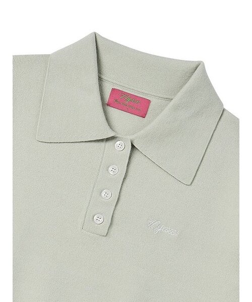 NYXX（エヌワイエックスエックス）の「BASIC KNITTED POLO SHIRT BEIGE（ニット/セーター・レディース・その他・FREE）」の4枚目の写真