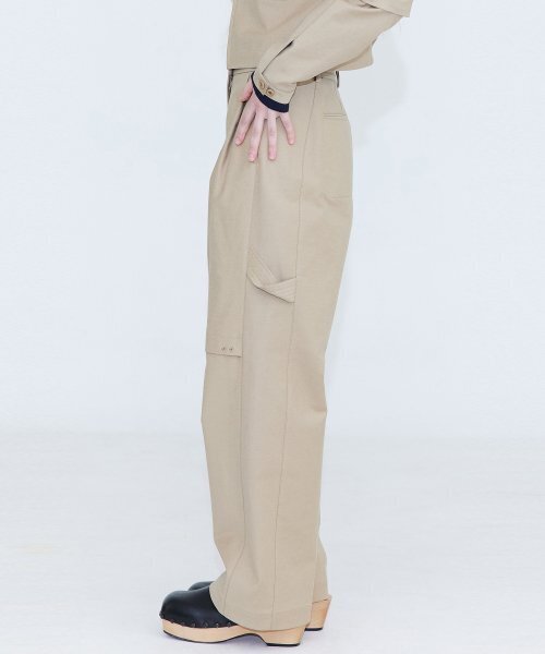 WNDERKAMMER(ブンダーカンマー)の「コットンカーゴパンツ_ベージュ(その他パンツ・レディース・その他・MEDIUM/SMALL/X-SMALL)」の3枚目の写真