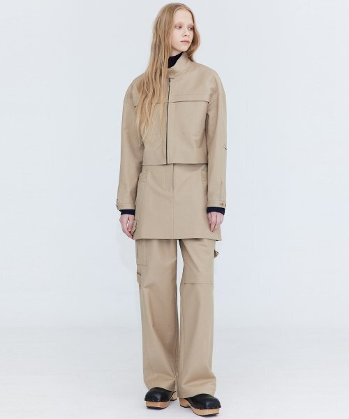 WNDERKAMMER(ブンダーカンマー)の「コットンカーゴパンツ_ベージュ(その他パンツ・レディース・その他・MEDIUM/SMALL/X-SMALL)」の4枚目の写真