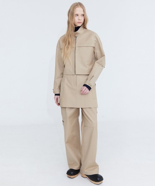 WNDERKAMMER(ブンダーカンマー)の「コットンカーゴパンツ_ベージュ(その他パンツ・レディース・その他・MEDIUM/SMALL/X-SMALL)」の5枚目の写真