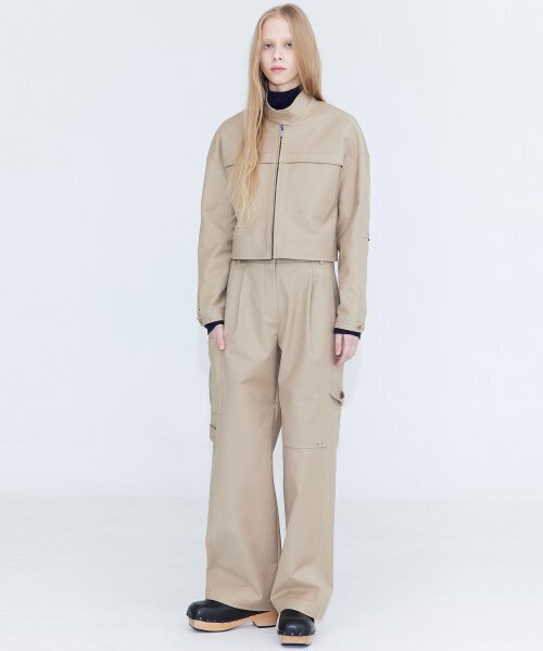 WNDERKAMMER(ブンダーカンマー)の「コットンカーゴパンツ_ベージュ(その他パンツ・レディース・その他・MEDIUM/SMALL/X-SMALL)」の6枚目の写真