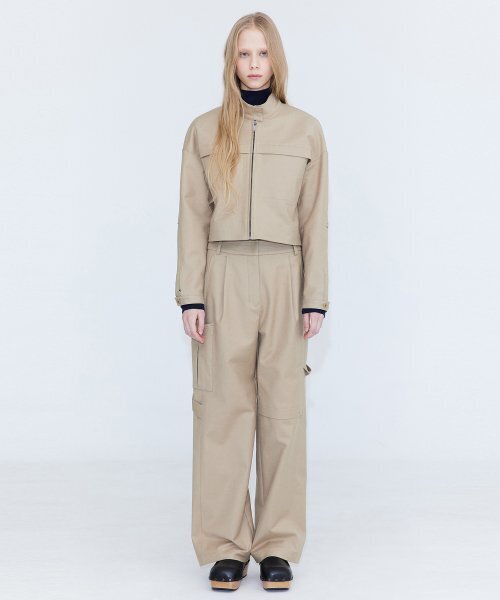 WNDERKAMMER(ブンダーカンマー)の「コットンカーゴパンツ_ベージュ(その他パンツ・レディース・その他・MEDIUM/SMALL/X-SMALL)」の7枚目の写真