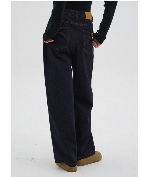 MICANE（ミケーネ）の「スネル ストレートフィット ローデニムパンツ_M（デニムパンツ・レディース・ブルー/ダークインディゴブルー・SMALL/MEDIUM/LARGE/X-LARGE/XX-LARGE/X-SMALL）」の8枚目の写真