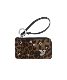 YEOMIMの「y button wallet (leopard)（札入れ/マネークリップ）」