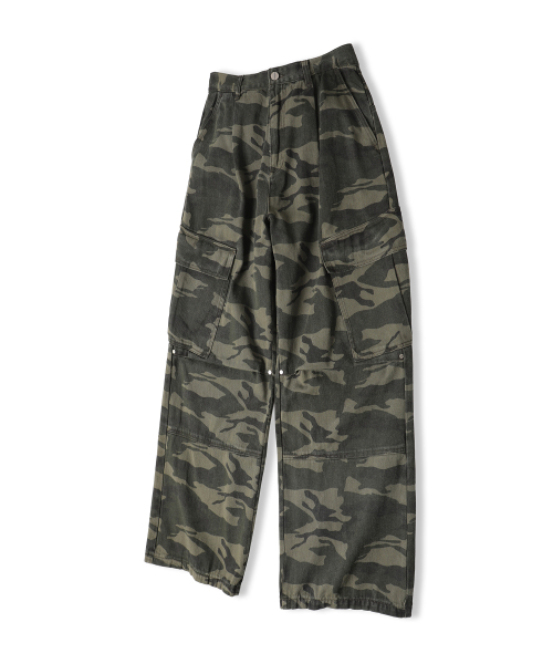 ZENDUST(ジェンダスト)の「Ginyu Big Pocket Cargo Pants DEEP CAMO(その他パンツ・レディース・ダークカーキ・X-SMALL/SMALL/MEDIUM/LARGE/X-LARGE)」の3枚目の写真