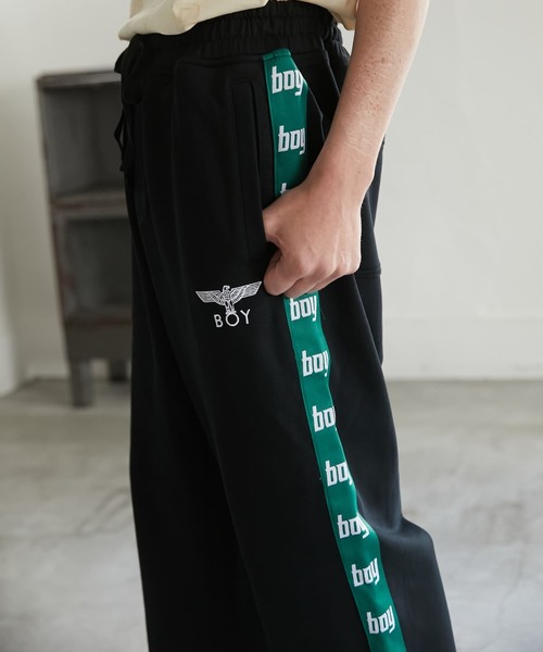 BOY LONDON(ボーイロンドン)の「【BOY LONDON】BOY UTILITY TRACK PANTS BLACK(その他パンツ・メンズ・ブラック・MEDIUM/LARGE/X-LARGE)」の1枚目の写真