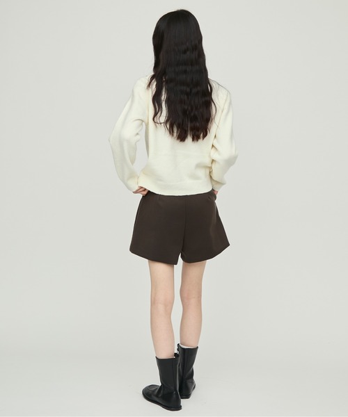 NUJOH(ヌゾ)の「Argyle Pattern Knit Cardigan / アーガイルパターンニットカーディガン(カーディガン/ボレロ・レディース・グレー/アイボリー/ネイビー・FREE)」の21枚目の写真