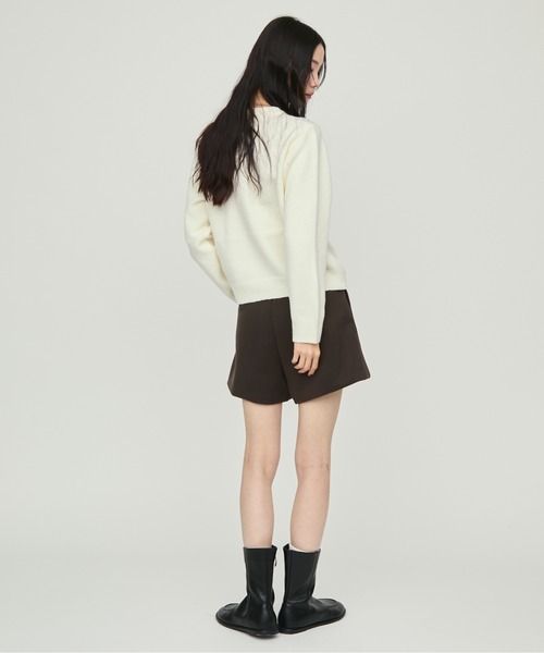 NUJOH(ヌゾ)の「Argyle Pattern Knit Cardigan / アーガイルパターンニットカーディガン(カーディガン/ボレロ・レディース・グレー/アイボリー/ネイビー・FREE)」の20枚目の写真