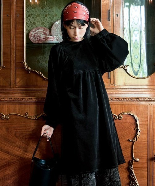 SOWA WONDER WAVE 黒 チュニック 全2色】チュニックワンピ（ストレッチ・エコ） 7747 | エステ・サロン