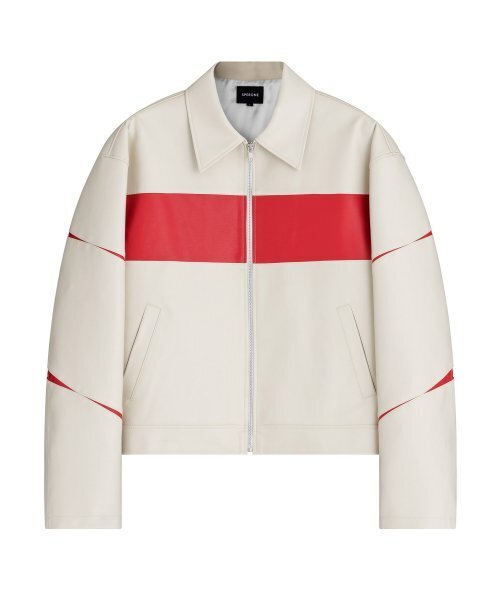 SPERONE（スペロネ）の「スリットレザージャケット（クリーム）（ライダースジャケット・メンズ・その他・MEDIUM/LARGE/X-LARGE）」の2枚目の写真