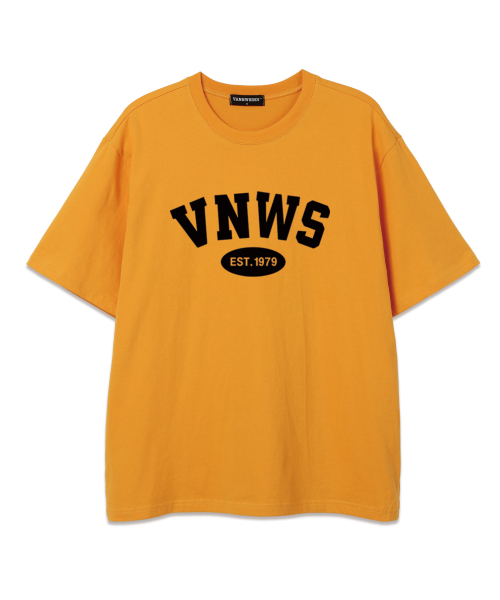 VANNWORKS(バンワークス)の「VNWS アーチロゴ オーバーサイズ 半袖Tシャツ (VS0011) イエロー/ブラック(Tシャツ/カットソー・レディース・その他・LARGE/MEDIUM)」の1枚目の写真