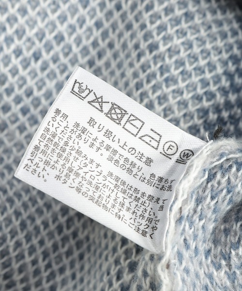 SAKAZEN(サカゼン)の「Cathy's Closet (キャシーズ クロセット) クロスチェック オーバー クルーネック ニット セーター 32708003(ニット/セーター・メンズ・ホワイト/ネイビー/ブラック/グレー・L/M)」の15枚目の写真