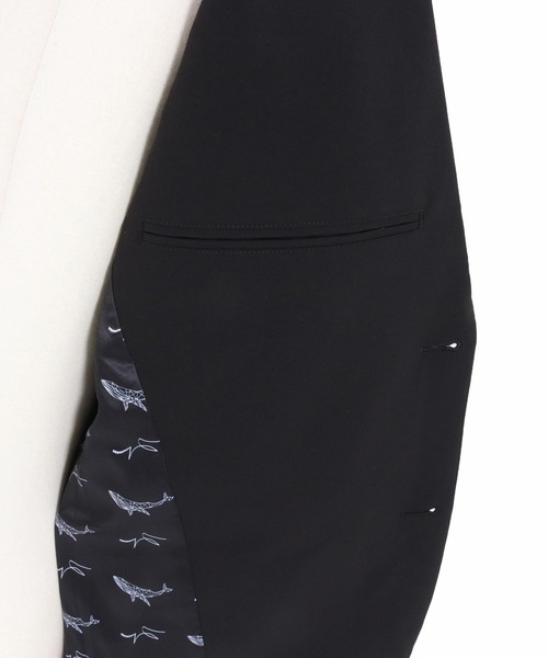 CALL&RESPONSE（コールアンドレスポンス）の「mj11303- テーラードJK-NOBIRU P ジャケット(261-1101-03)（テーラードジャケット・メンズ・グレイッシュベージュ/ブラック・5/4/2/1）」の8枚目の写真