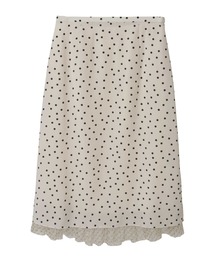 Tiara | ドットプリントフリルスカート(スカート)