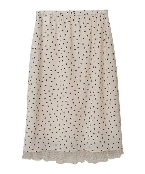 Tiara（ティアラ）の「ドットプリントフリルスカート（スカート・レディース・ホワイト/ブラック・2/3）」の19枚目の写真