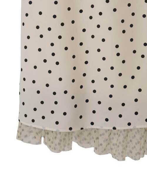 Tiara（ティアラ）の「ドットプリントフリルスカート（スカート・レディース・ホワイト/ブラック・2/3）」の22枚目の写真