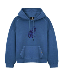 EIGHTVOLUME（エイトボリューム）の「EV Leopard Cat Pigment Fleece Hoodie (Navy)（パーカー）」