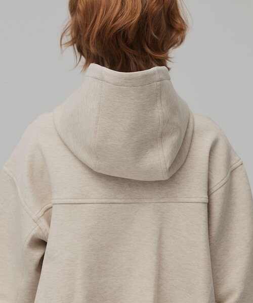 PUBLIC TOKYO（パブリックトウキョウ）の「ダンボールバルーンフーディ（パーカー・レディース・ダークグレー/アイボリー・FREE）」の19枚目の写真