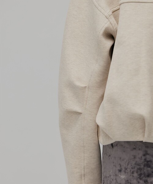 PUBLIC TOKYO(パブリックトウキョウ)の「【完売間近】ダンボールバルーンフーディ(パーカー・レディース・ダークグレー/アイボリー・FREE)」の18枚目の写真