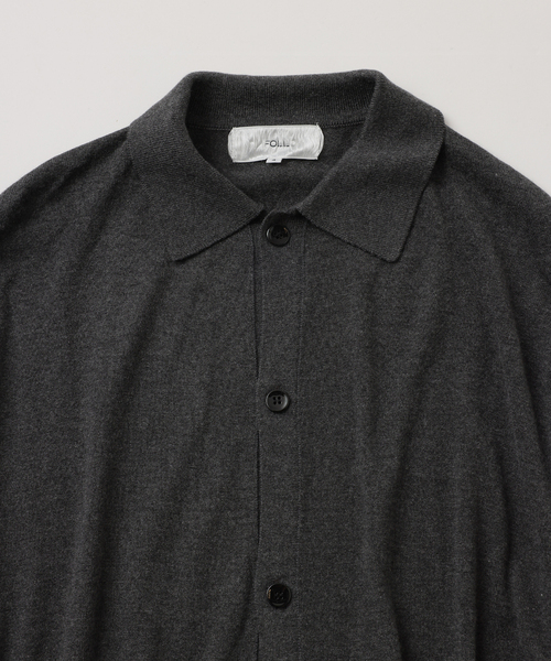 UNFOLLOW（アンフォロー）の「【FOLL / フォル】silk cashmere wardrobe cardigan（カーディガン/ボレロ・メンズ・グレー・3/2）」の4枚目の写真
